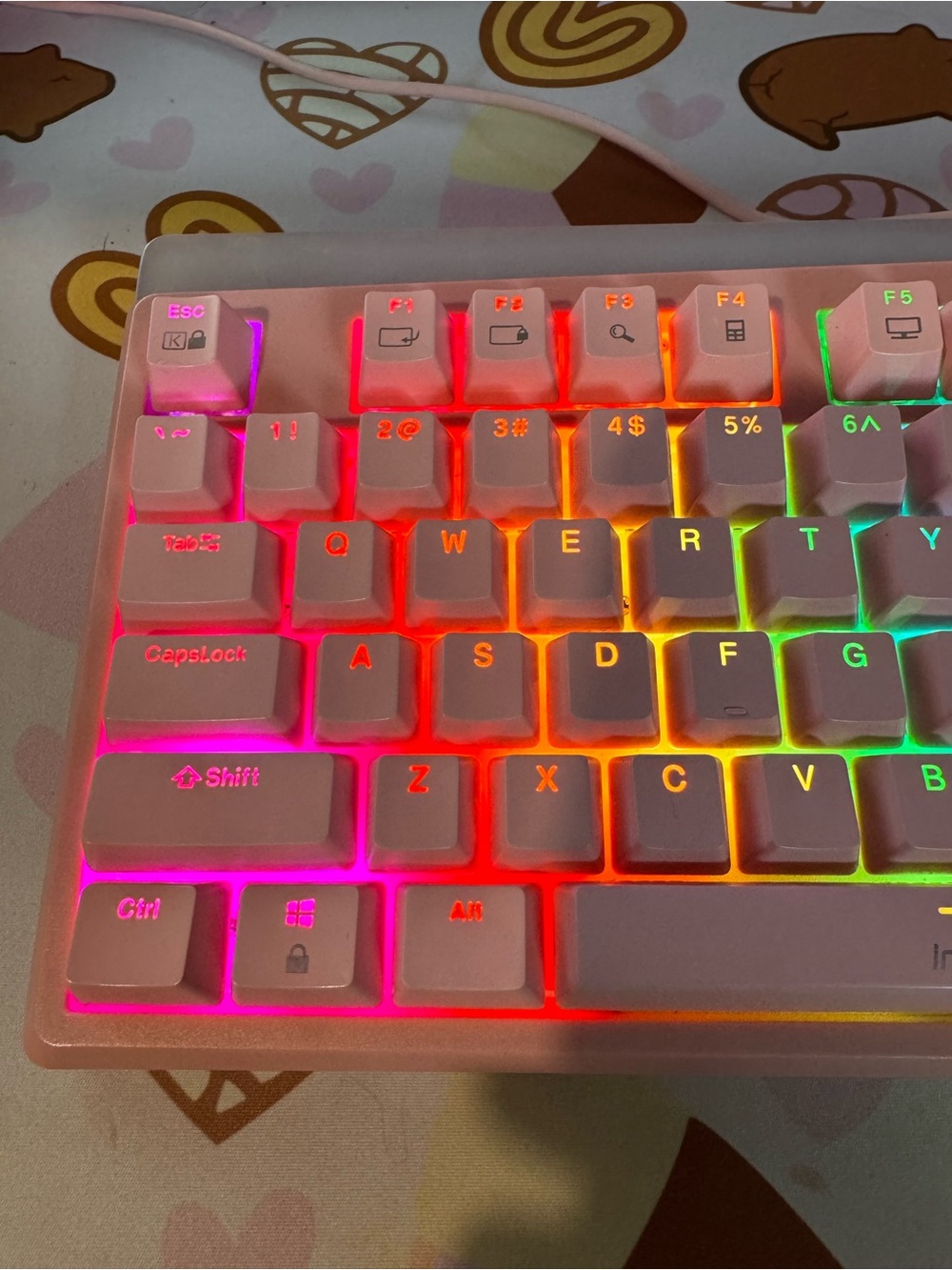 Pink RGB Keyboard - Picture 6 of 9
